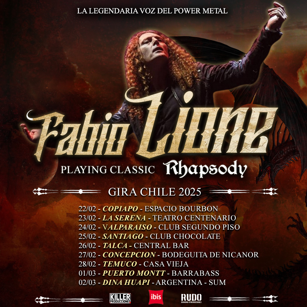 Fabio Lione regresa a Chile con fechas en distintas ciudades